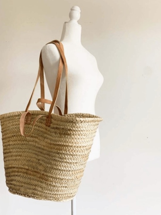 Handmade Bestseller Handbags - Handmade Woven Straw Frech Market Tote